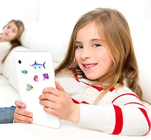 UPINS 200 Counts 3D Animal Puffy Small Stickers Sheets Bulk for Kids Toddlers, Foam Sticker Books for Kids