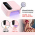 BETE Cordless Led Nail Lamp, Wireless Nail Dryer, 72W Rechargeable Led Nail Light, Portable Gel UV Led Nail Lamp with 4 Timer Setting Sensor and LCD Display, Professional Led Nail Lamp for Gel Polish