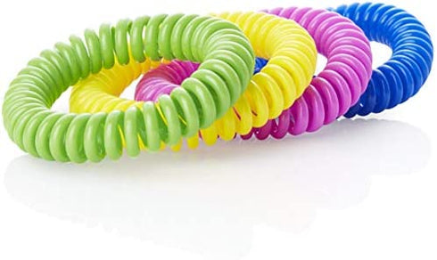 Cliganic 10 Pack Mosquito Repellent Bracelets, DEET-Free Bands, Individually Wrapped