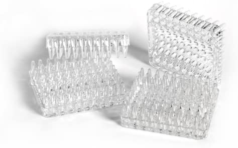 Slipstick CB420 Carpet Protector Caster Cups / Carpet Grippers for Under Furniture (Set of 4) 2-1/4 Inch - Clear Plastic