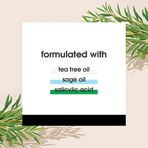 Yes To Tea Tree Scalp Relief Conditioner, Finishing Step To Calm Dry Itchy Scalp, Hydrates & Softens Hair With Long Lasting Moisture, With Tea Tree & Sage Oil, Natural, Vegan & Cruelty Free, 12 Fl Oz