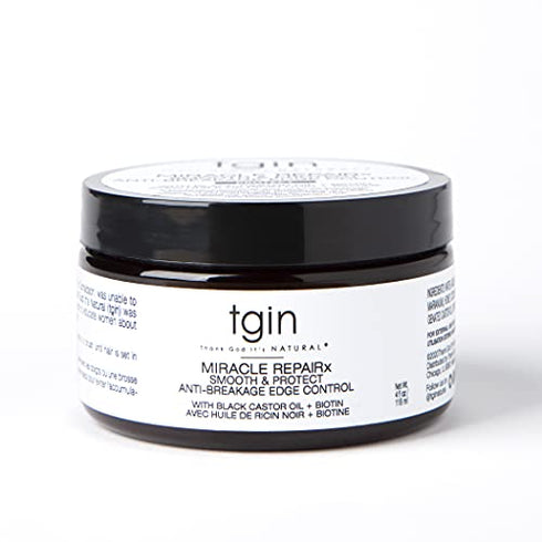 tgin Miracle RepaiRx Smooth & Nourish Edge Control for For Damaged Hair - Repair - Protect - Restore - 4 ounces