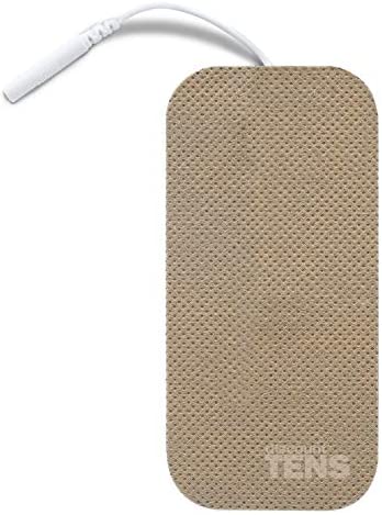 TENS Wired Electrodes Compatible with TENS 7000, Premium Replacement Pads for TENS Units, Discount TENS Brand (2in x 4in, 8 Pack)