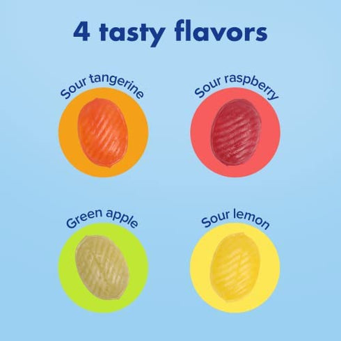 Preggie Pop Drops | 21 Drops | Morning Sickness & Nausea Relief during pregnancy | Safe for pregnant Mom & Baby | Gluten Free | Four Flavors: Lemon, Raspberry, Green Apple, Tangerine