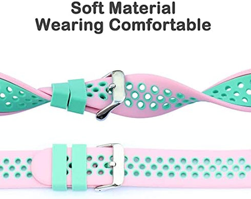 Gizmo Watch Band Replacement for Kids, 20mm Quick Release Watch Band for Men and Women, Soft Silicone Watch Band with Air Holes