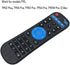 Amiroko Replacement Remote Control for T95Z Plus, T95K Pro, T95V Pro, T95U Pro, T95W Pro, Q Box Amlogic S912 Android TV Box IPTV Media Player