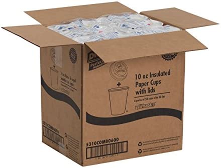Dixie DXE5310COMBO600 White Perfectouch Cup - 50 Pieces
