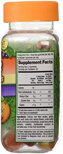 Fiber Advance Gummies For Kids Daily Fiber Supplement, 60 count