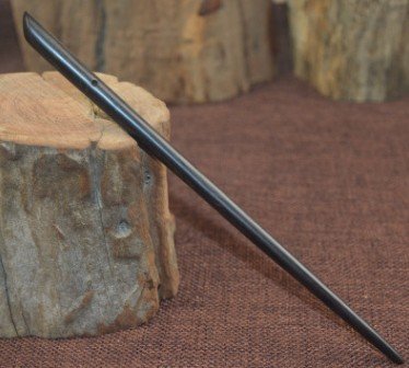 Myhsmooth Zz-bs-zg 2 Count Hair Sticks Natural Ebony (Black Sandalwood) Handmade Carved Hair Clip Shawl Hair Pins Pack of 2 Pcs