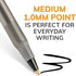 BIC Round Stic Xtra Life Ballpoint Pens, Medium Point (1.0mm), Black, 60-Count Pack, Flexible Round Barrel For Writing Comfort (GSM609-BLK)