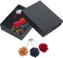 Pangda 15 Pieces Men's Lapel Pin Handmade Satin Flower Boutonniere Pin with Gift Box for Suit Wedding Groom (Multicolor A)