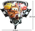 5PCS Cars Lightning McQueen Balloons for Kids Birthday Baby Shower Cars Theme Party Decorations