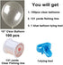 Clear Bubble Balloon Strands DIY Kit, 100pcs 10" Transparent Balloons Strands Kit Ideal for Kids Mermaid Shark Under The Sea Baby Shower Birthday Party Supplies Decorations