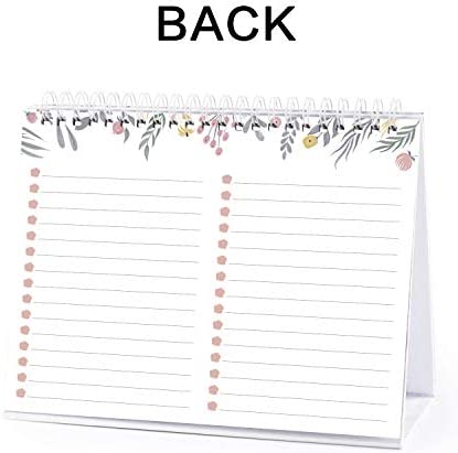 Mokani Small Desk Calendar 2023-2024 (8"x6"), Mini Monthly Desktop Calendar from January 2023 to June 2024, Academic Year Standing Desk Calendars with Planner Stickers