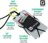 Gear Beast Cell Phone Lanyard - Neck Phone Holder w/ Card Pocket and Silicone Neck Strap - Compatible with Most Smartphones, Black