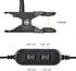 CLOOOUDS 7W Clip on Light, LED Clip On Lamp, USB Reading Book Light, Bed Lamp,Desk lamp, Warm Light and White Light