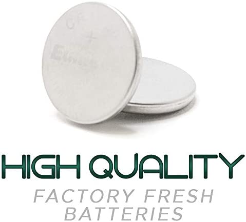GloFX CR1225 3v Batteries - Button Coin Lithium Watch Battery Key Fob CR1225 (10 Pack)