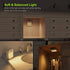 AUVON Motion Sensor Closet Lights, Stick-On Cordless Battery Operated LED Night Light with High & Medium Brightness, Stick Anywhere Wall Lights for Hallway, Stairs, Kitchen, Bathroom, Bedroom (3 Pack)
