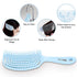 Hair Brush,Detangling Hair Brushes, Detangler Curved Vented HairBrush for Women Men Black Natural Curly Wet Dry Thick Straight Long Hair, Afro American Type 3a-4c, Comfortable Grip ,Easy to Clean