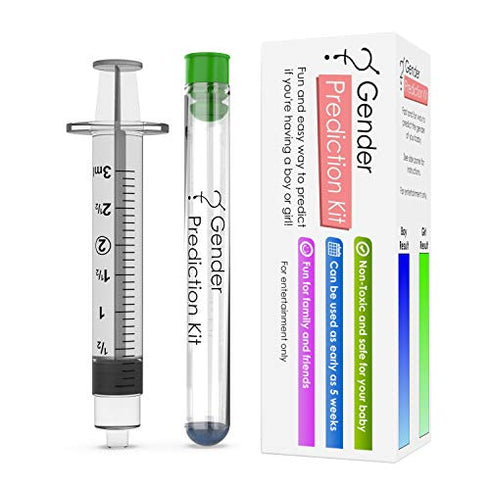 Baby Gender Prediction Test Kit - Early Pregnancy Prenatal Sex Test - Predict if Your Baby is a boy or Girl in Less Than a Minute from The Comfort of Your Home. Super Fun Gift for Reveal Party.