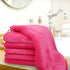VIVOTE Microfiber Face Cloths Reusable Makeup Remover Cloth Ultra Soft Washcloths for Women and Baby 12Inch X 12Inch (6 pack, Dark pink)