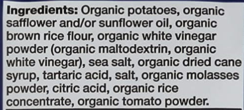 Kettle Foods Chip Potato Sea Salt & Vinegar Organic, 5 oz