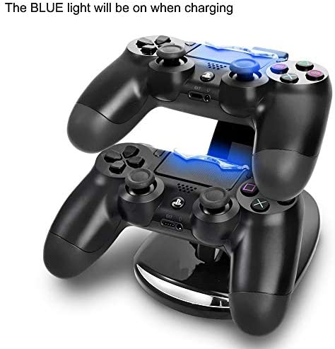 Megadream Controller Charger for PS4/PS4 Pro/PS4 Slim DualShock 4 Controller Charging Station