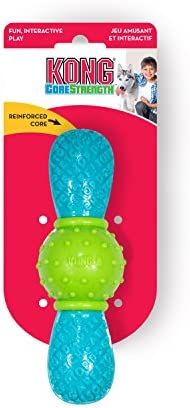 KONG - CoreStrength Bow Tie - Long Lasting Dog Dental and Chew Toy - for Small/Medium Dogs