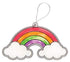 Baker Ross AR384 Unicorn Colour in Window Decorations - Pack of 8, Suncatcher Stained Glass Effect for Kids