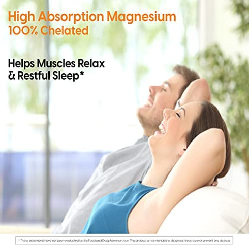 Doctor's Best High Absorption Magnesium Lysinate Glycinate, Easy to Swallow, 120 Ct