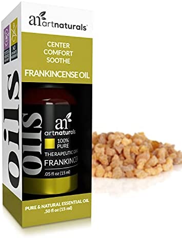 artnaturals 100% Pure Frankincense Essential Oil - (.5 Fl Oz / 15ml) - Natural Undiluted Therapeutic Grade – Premium Aromatherapy Quality Oil for Diffuser Internal Use, Skin, and Face - Frankensence