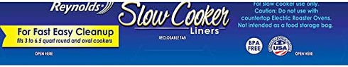Reynolds Slow Cooker Liners 1 Pack (8 Liners Total)