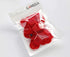 GANSSIA 1 Inch (25mm) Red Color Buttons for Sewing Flatback Button Crafting DIY Scrapbooking Pack of 50
