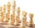 AMEROUS Wooden Chess Pieces Only, 32 Pieses Standard Tournamen Staunton Wood Chessmen - 3.05" King / Storage Bag / Gift Package, Chess Game Pawns for Chessboard, Replacement of Missing Pieces