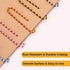 Vinaco Paper Clips Color Stripe, 100 Pack Large Paper Clips 2 Inch (50 mm), Durable & Rust Resistant, Jumbo Paper Clips. Great for Office, School and Personal Use