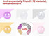 Ball Pit Balls - Pack of 100 - Pearl 5 Pestel Colors BPA&Phthalate Free Pit Balls Crush Proof Play Ball Soft Plastic Ball for Girl Boy Kids Birthday Pool Tent Party (100Balls).