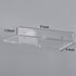 IEEK 4 PCS Clear Small Acrylic Floating Wall Shelves,9 Inch Adhesive Display Shelf for Nintendo Switch/Smart Speaker/Security Cameras/Action Figures,No Damage Expand Wall Space