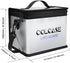 COLCASE Upgraded Fireproof Explosionproof Lipo Safe Bag for Lipo Battery Storage and Charging , Large Space Highly Sturdy Double Zipper Lipo Battery Guard (8.46x5.70x6.5 in)