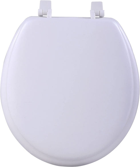 Achim Home Furnishings White TOVYSTWH04 17-Inch Fantasia Standard Toilet Seat, Soft