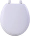Achim Home Furnishings White TOVYSTWH04 17-Inch Fantasia Standard Toilet Seat, Soft
