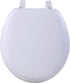 Achim Home Furnishings White TOVYSTWH04 17-Inch Fantasia Standard Toilet Seat, Soft