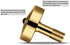 DjuiinoStar Spinning Top (AVG 5-8 Minutes), CNC Machined from Solid Brass, High Precision Desk Toy, Waste Your Time Efficiently DST-805
