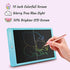 Pokanic Colorful LCD Pad Drawing Tablet Learning and Educational Writing Board Erasable Reusable Toy Magic Doodle for Kids Children Student Teacher School Home Office (Blue, 10 inch)