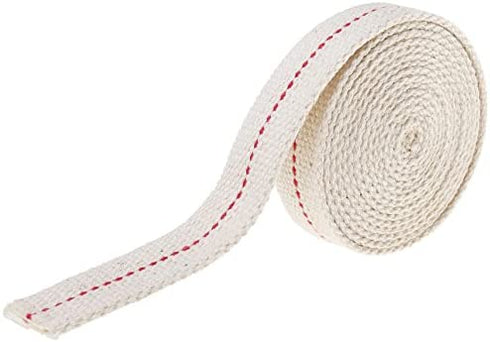 13 Feet/ 2 Rolls Cotton Oil Lamp Wick, 3/4 Inch Replacement Oil Lanterns Wick for Oil Lamps and Oil Burners