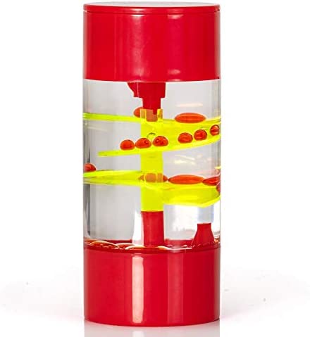 Big Mo's Toys Liquid Motion Spiral Timer Toy for Sensory Play - Relaxing Bubble Motion Autism ADHD Fidget Toy, Calming Toy, Sensory Visual Relaxation Desk Toy, One Piece (Assorted)