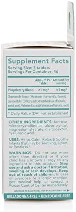 Dr. Talbot's Night Time Chamomile Soothing Tablets, Naturally Inspired, Quick Dissolve, 140 Count