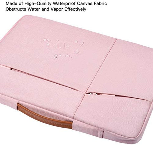 17 17.3 Inch Laptop Sleeve Case for HP Envy 17/ Pavilion 17/ Dell Inspiron/ Asus VivoBook/ MSI/ Lenovo IdeaPad/ LG Gram Notebook Computer Bag,Pink