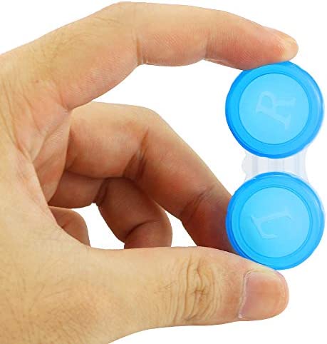 WFPLUS 30 Pack Colorful Contact Lens Case - Bulk Eye Lense Cases, Holder Container Case
