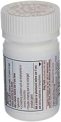 Rugby Travel Sickness Chewables 25 mg Per Bottle, 100 Count