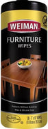 Weiman Wood Cleaner and Polish Wipes - Clean, Polish & Protect Wood Furniture, 30 Count